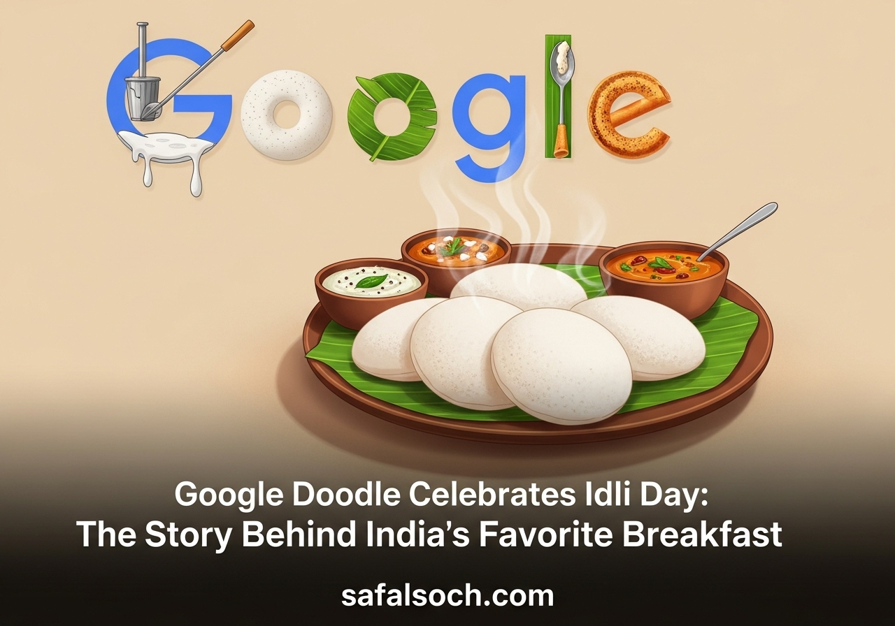 Google Doodle Celebrates Idli Day: The Story Behind India’s Favorite Breakfast