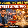 Gen Z entrepreneur running a street food startup in India instead of a corporate job