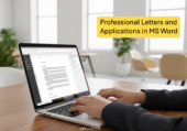 Professional Letters and Applications in MS Word