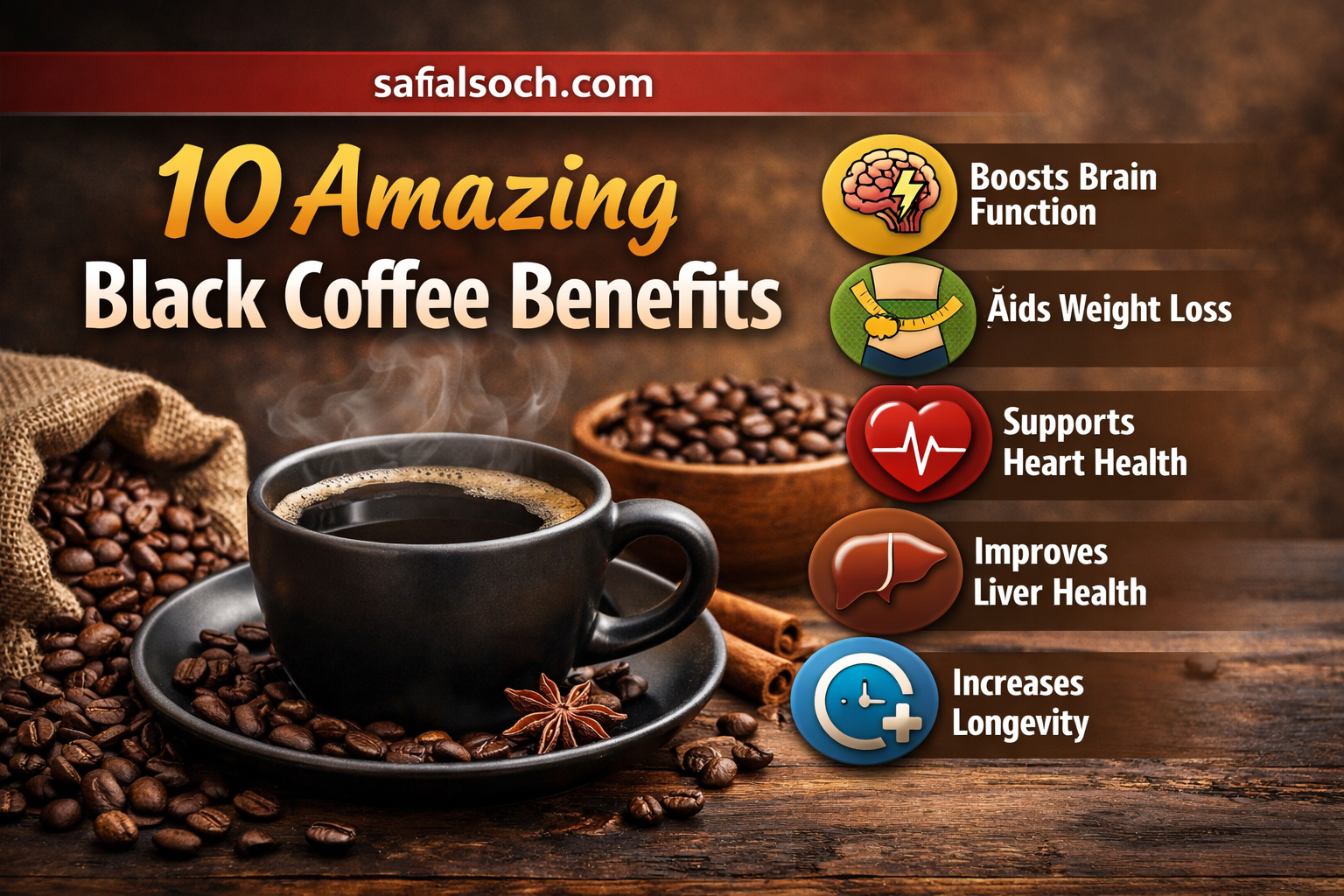10 amazing black coffee benefits for health weight loss brain function