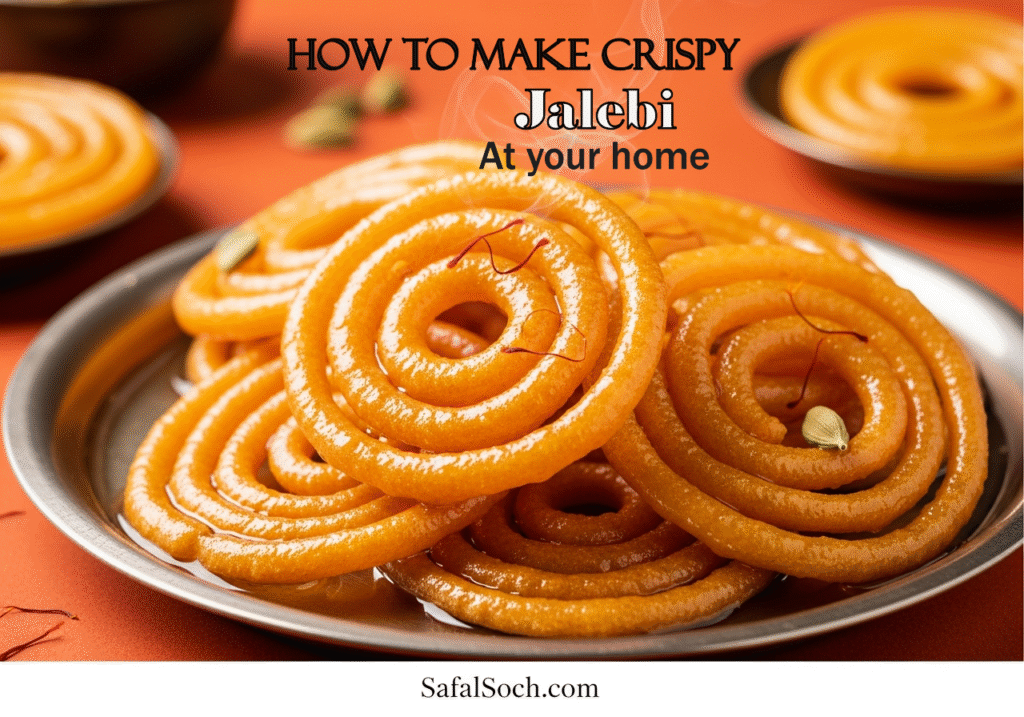 homemade crispy jalebi