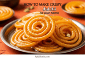 homemade crispy jalebi