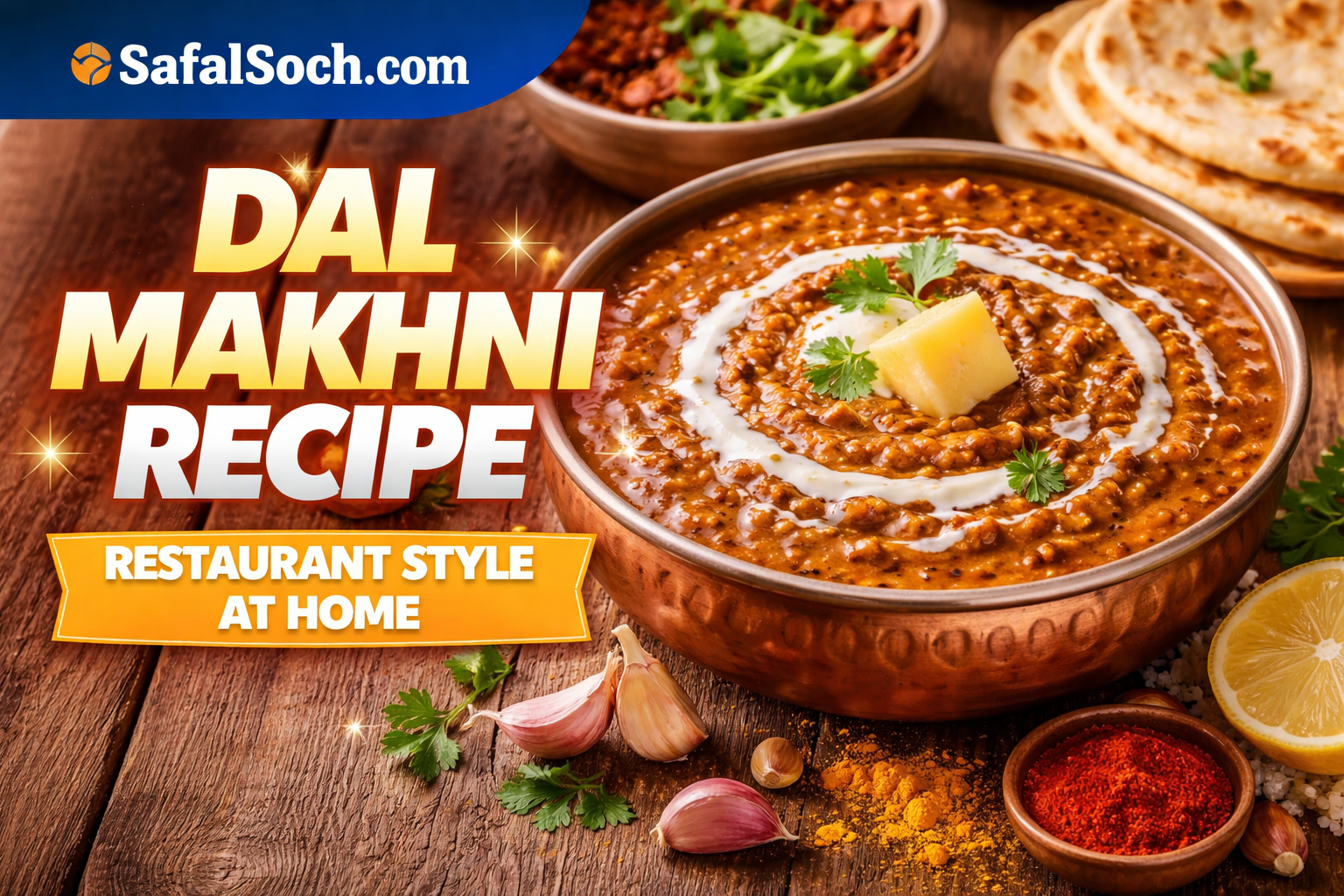 Dal Makhni Recipe Restaurant Style at Home – SafalSoch.com