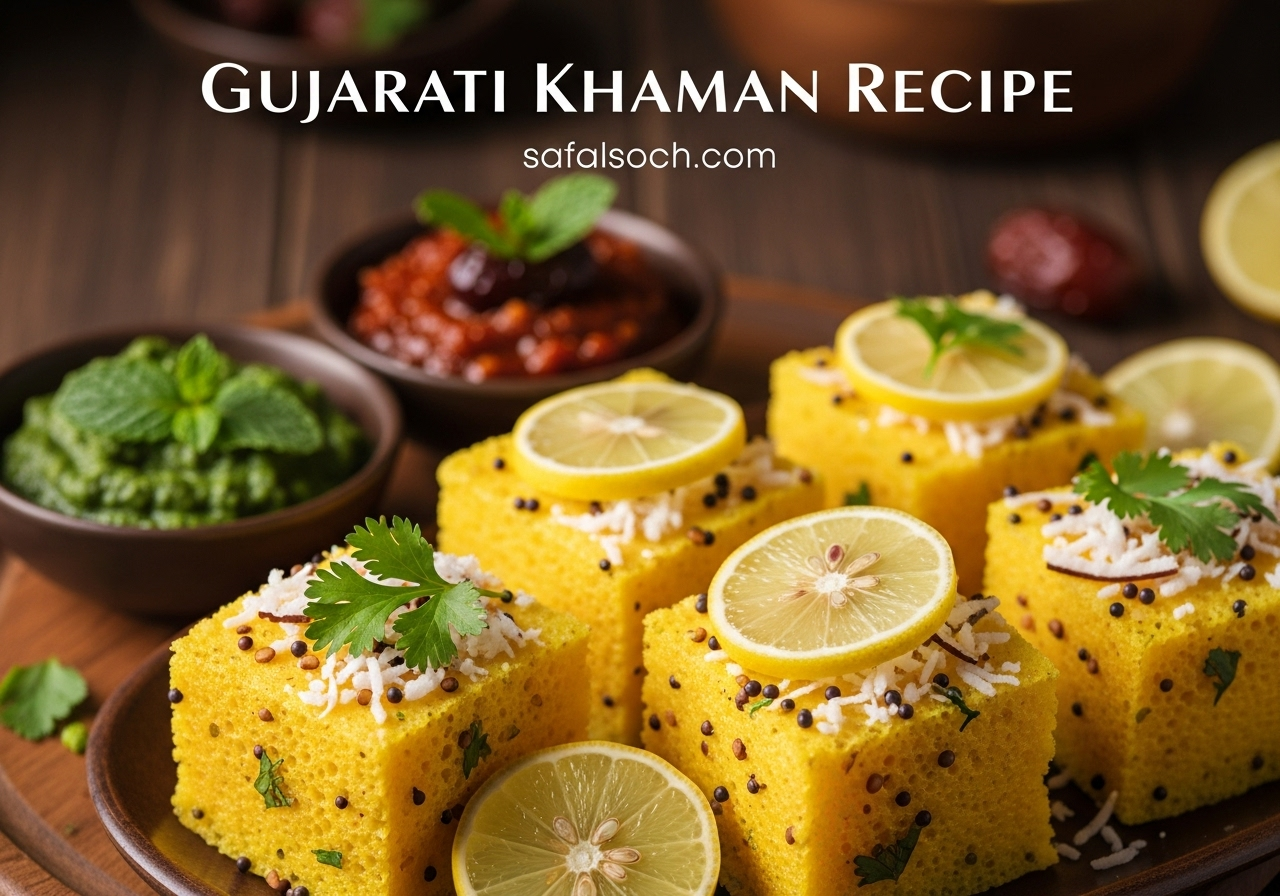 घर पर बनाएं नरम और फूले-फूले खमण | Gujarati Khaman Recipe in Hindi