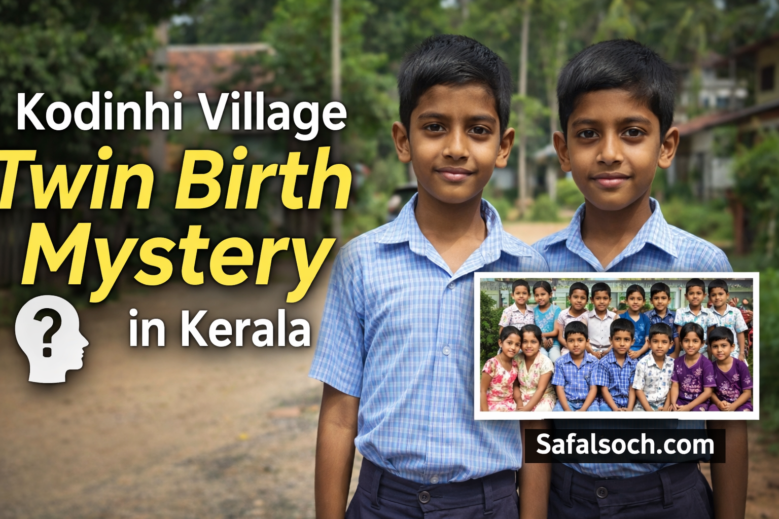 Kodinhi Village twin birth mystery in Kerala with over 400 twin pairs