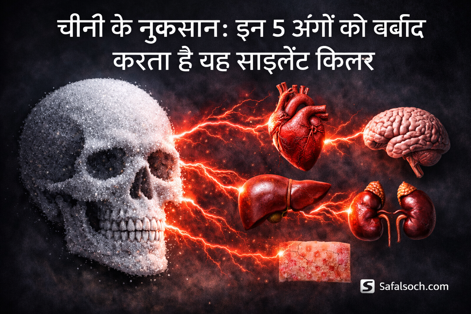 साइलेंट किलर है ज़्यादा चीनी: डायबिटीज़ के अलावा इन 5 अंगों को भी करती है पूरी तरह बर्बाद!